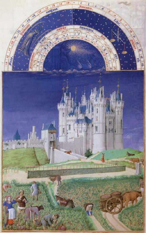 Les Tres Riches Heures du Duc de Berry, LIMBOURG brothers